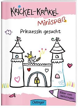 Krickel-Krakel-Minispaß: Prinzessin gesucht Bilder zum Weitermalen