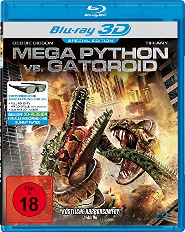 Mega Python vs. Gatoroid 3D 3D Blu-ray Disc