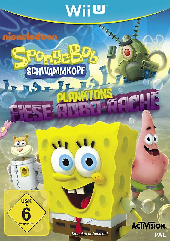 Spongebob Schwammkopf: Planktons Fiese Robo-Rache Nintendo Wii U