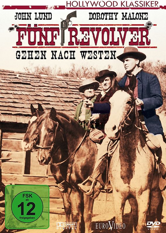 Fünf Revolver gehen nach Westen DVD