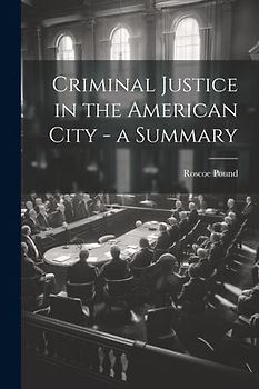 Criminal Justice in the American City - a Summary