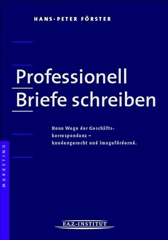 Professionell Briefe schreiben