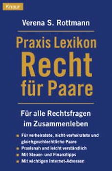 Praxislexikon für Paare. Für alle Rechtsfragen im Zusammenleben
