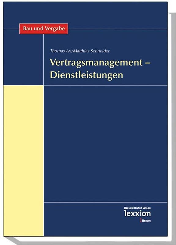 Vertragsmanagement - Dienstleistungen