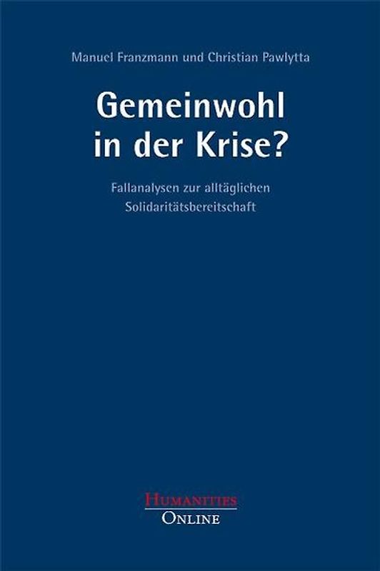 Gemeinwohl in der Krise?