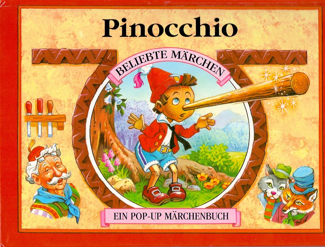 Beliebte Märchen Pop-up-Bücher. Rotkäppchen, Pinocchio, Peter Pan, Der Zauberer von Oz