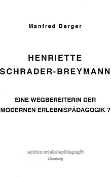 Henriette Schrader-Breymann