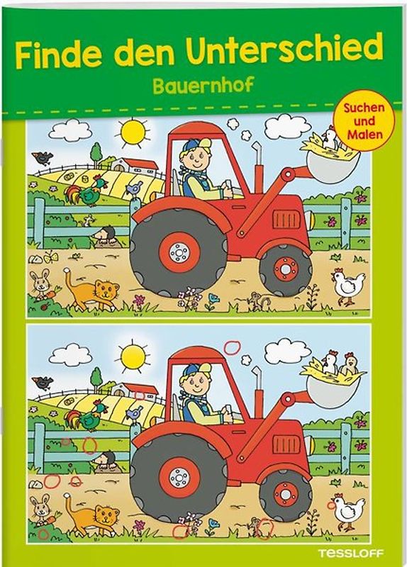 Finde den Unterschied Bauernhof