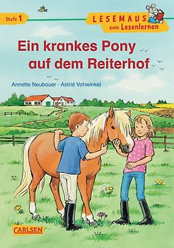 LESEMAUS zum Lesenlernen Stufe 1: VE 5 Ein kleines Pony wird wieder gesund