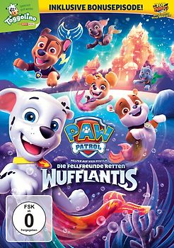 Paw Patrol - Die Fellfreunde retten Wufflantis DVD