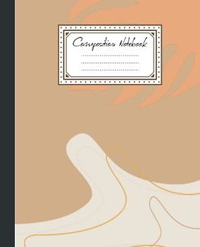Aesthetic Composition Notebook.: College ruled lined paper notebook journal - 7.5" x 9.25" - 120 Pages. Aesthetic notebook For boys, girls, kids, teens, students and home college writing notes.
