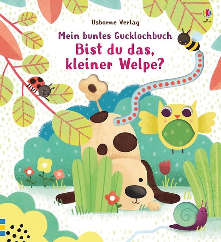 Mein buntes Gucklochbuch: Bist du das, kleiner Welpe?