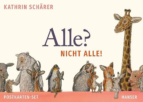 Alle? Nicht alle! Postkarten-Set