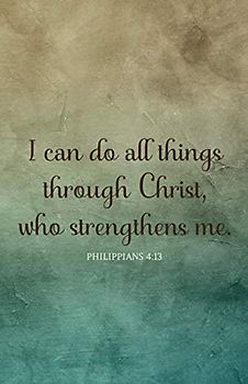 I can do all things through Christ Philippians 4:13: Inspirational Bible Verse Journal | Christian Gifts for Women, Teen Girls and Students | ... write in for Women) | Compact size 5.5 x 8.5