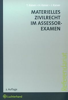 Materielles Zivilrecht im Assessorexamen