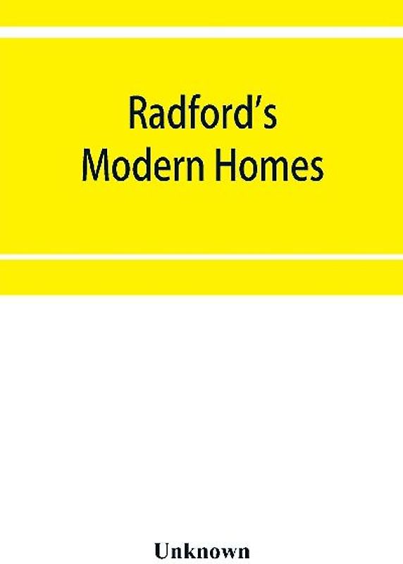 Radford's modern homes