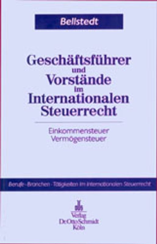 Geschäftsführer und Vorstände im Internationalen Steuerrecht