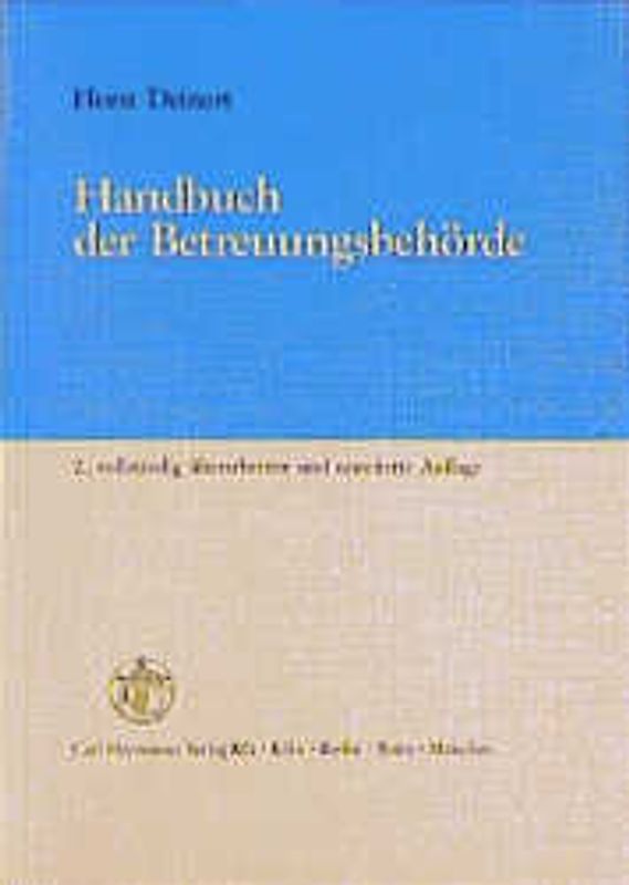 Handbuch der Betreuungsbehörde