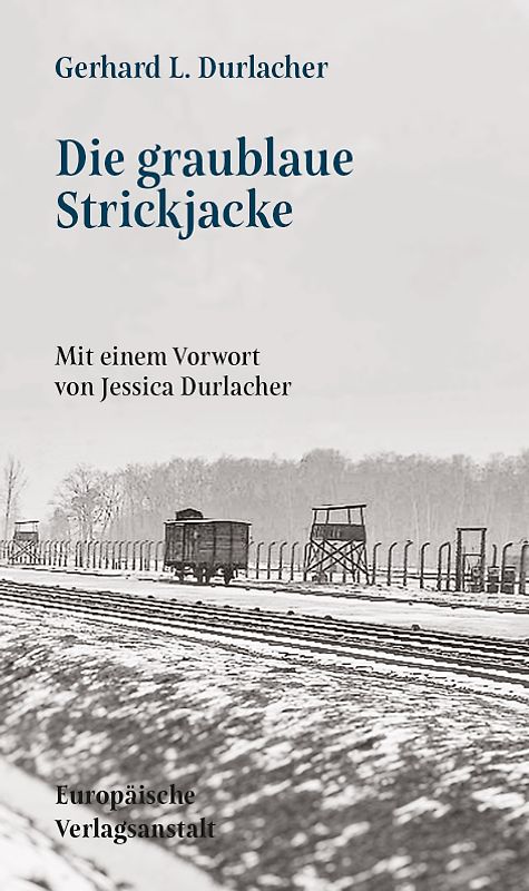 Die graublaue Strickjacke