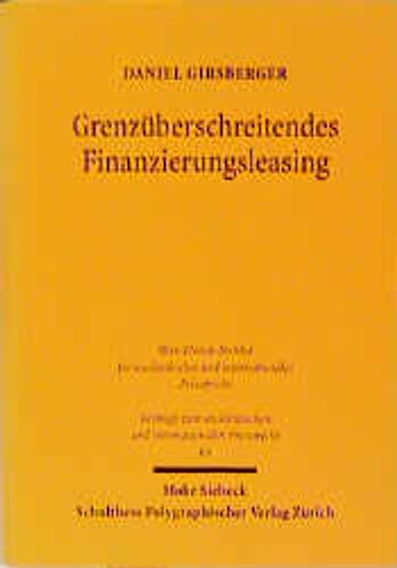 Grenzüberschreitendes Finanzierungsleasing