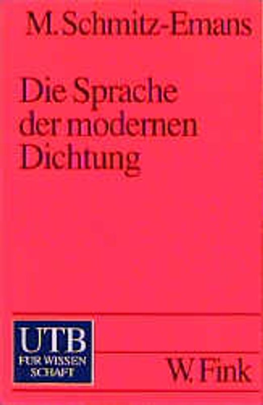 Die Sprache der modernen Dichtung