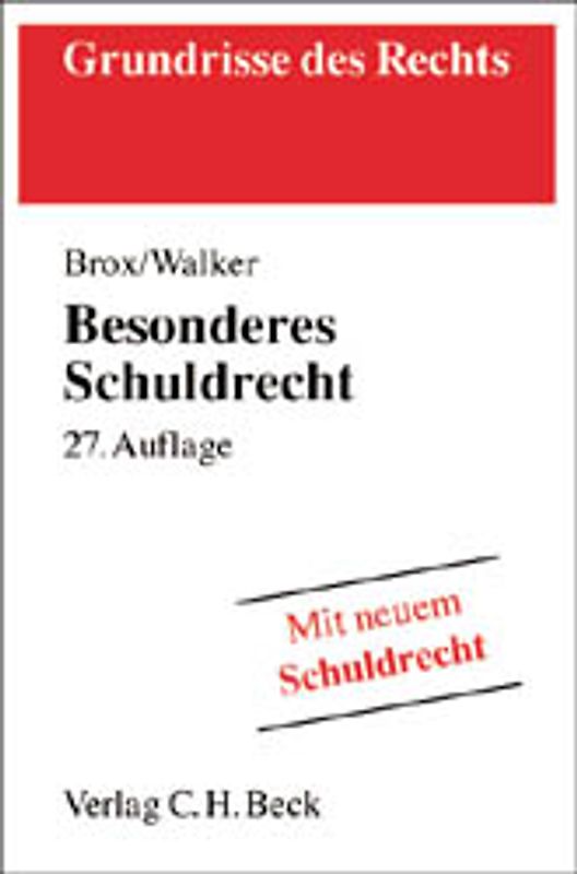 Besonderes Schuldrecht