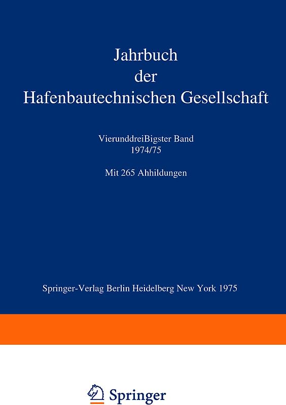 Jahrbuch der Hafenbautechnischen Gesellschaft