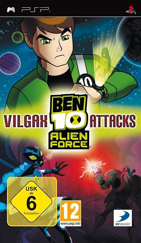 Ben 10 Alien Force - Vilgax Attacks PlayStation Portable
