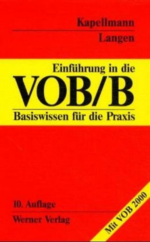 Einführung in die VOB/B