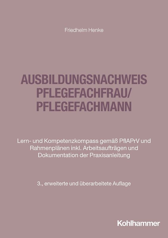 Ausbildungsnachweis Pflegefachfrau/Pflegefachmann