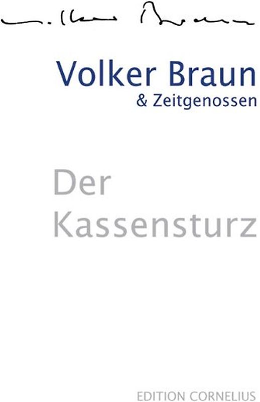 Der Kassensturz. Mit einer Originalgrafik von Uwe Pfeifer