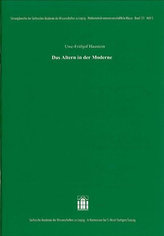 Das Altern in der Moderne