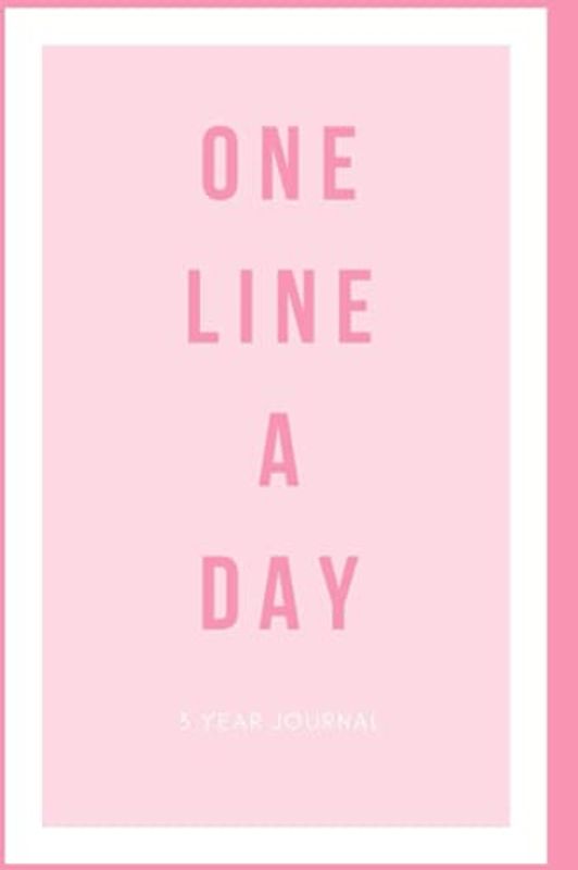 One Line A Day 3 Year Journal: Memory book for daily reflections, memories and thoughts