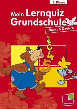 Mein Lernquiz Grundschule 2. Klasse - Mathematik und Deutsch
