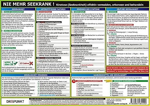 Nie mehr seekrank!: Kinetose (Seekrankheit) effektiv vermeiden, erkennen und behandeln