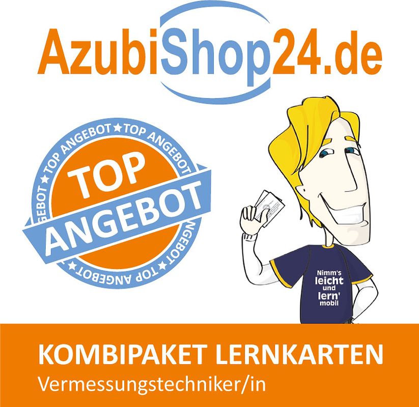 Kombi-Paket Vermessungstechniker Lernkarten