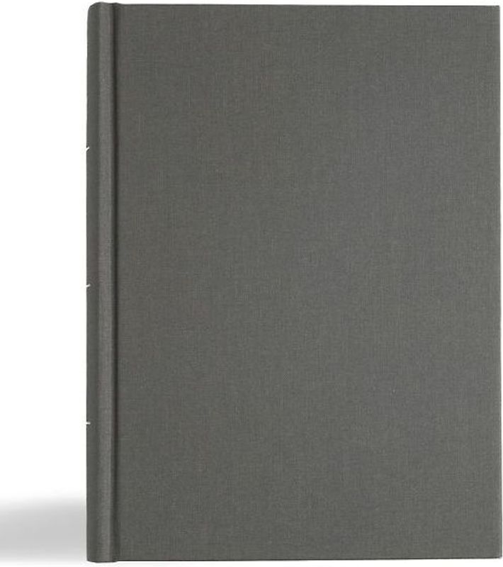 KJV Study Bible, Large Print Edition, Charcoal Cloth Over Board