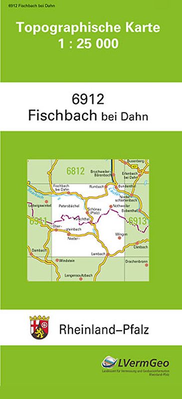 TK25 6912 Fischbach bei Dahn
