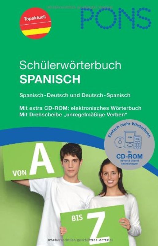 PONS Schülerwörterbuch Spanisch für die Schule