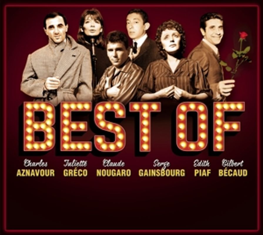 Aznavour/Greco/Gainsbourg/Piaf/Becaud/+ - Best of [5 CDs]