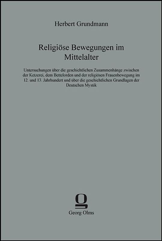 Religiöse Bewegungen im Mittelalter