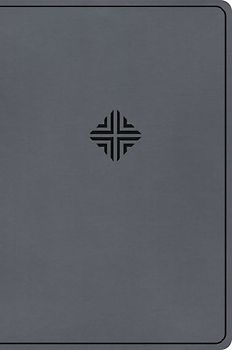 CSB Large Print Thinline Bible, Value Edition, Charcoal Leathertouch