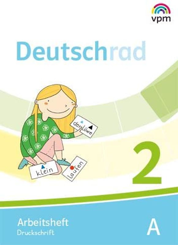 Deutschrad 2. Arbeitsheft Druckschrift Klasse 2