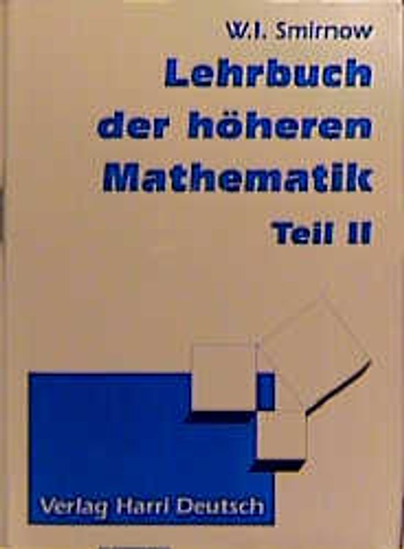 Lehrbuch der höheren Mathematik