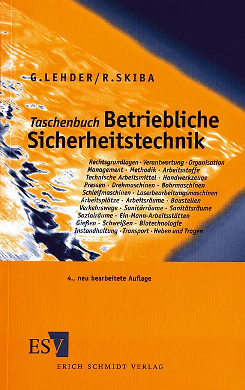 Taschenbuch Betriebliche Sicherheitstechnik