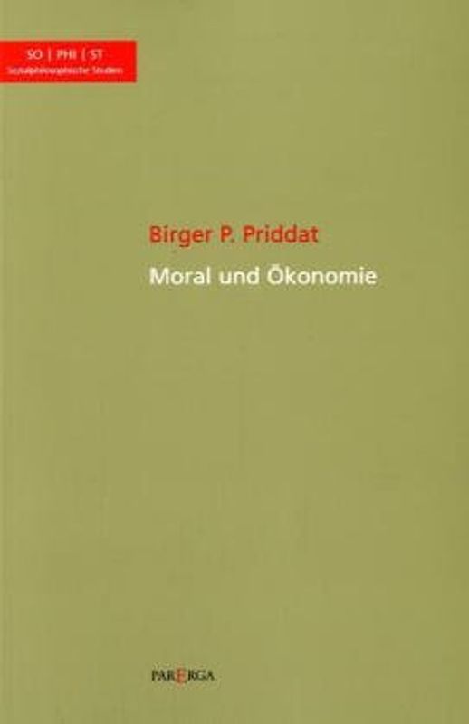 Moral und Ökonomie