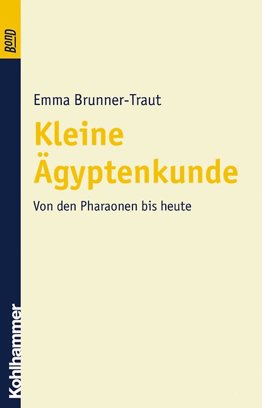 Kleine Ägyptenkunde. BonD