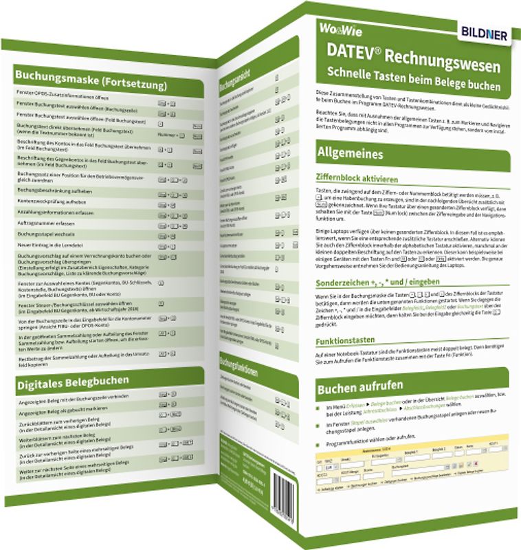 DATEV Rechnungswesen - Schnelle Tasten beim Belege buchen