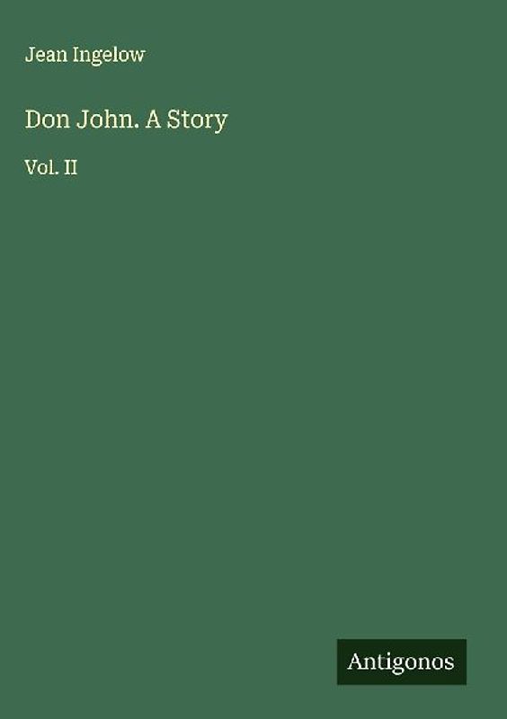 Don John. A Story