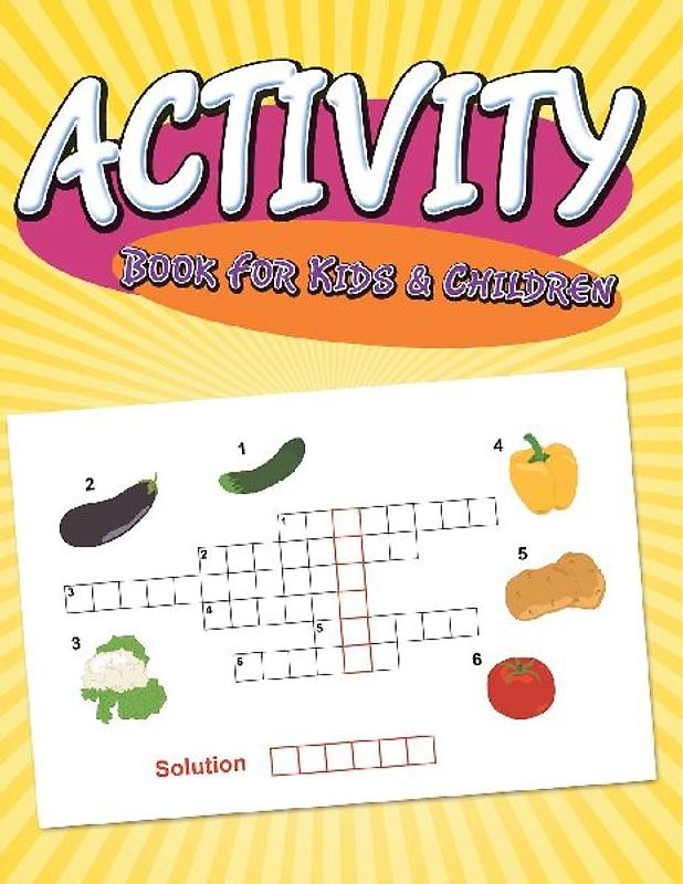Activity Book For Kids & Children